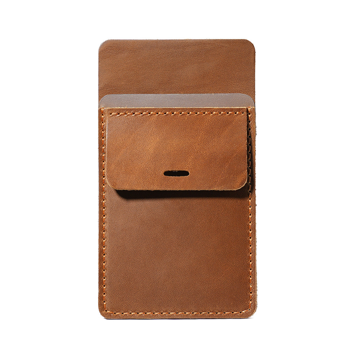 Brown Leather Pocket Pen Protector